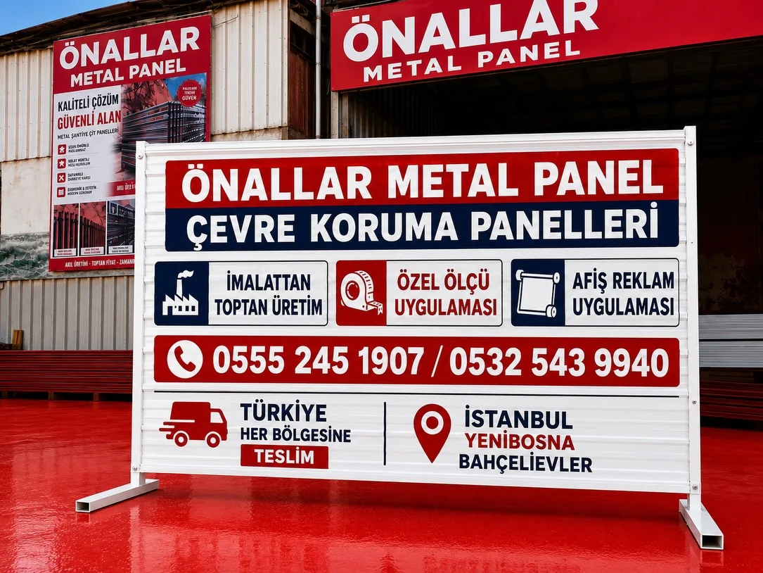 Reklamlı Panel gerçek ürün fotoğrafı